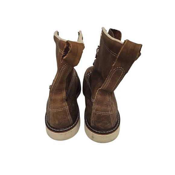 Thorogood Men's 8" Steel Toe Wedge Sole Work Boot (U.S.A.) 804-4478 Brown 13D - Picture 3 of 7